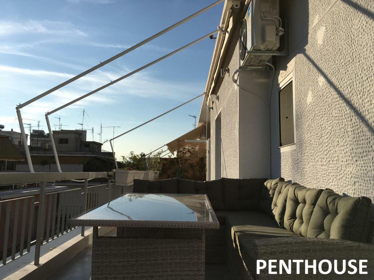Sunkissed Rooftop Apartments Athén Kültér fotó