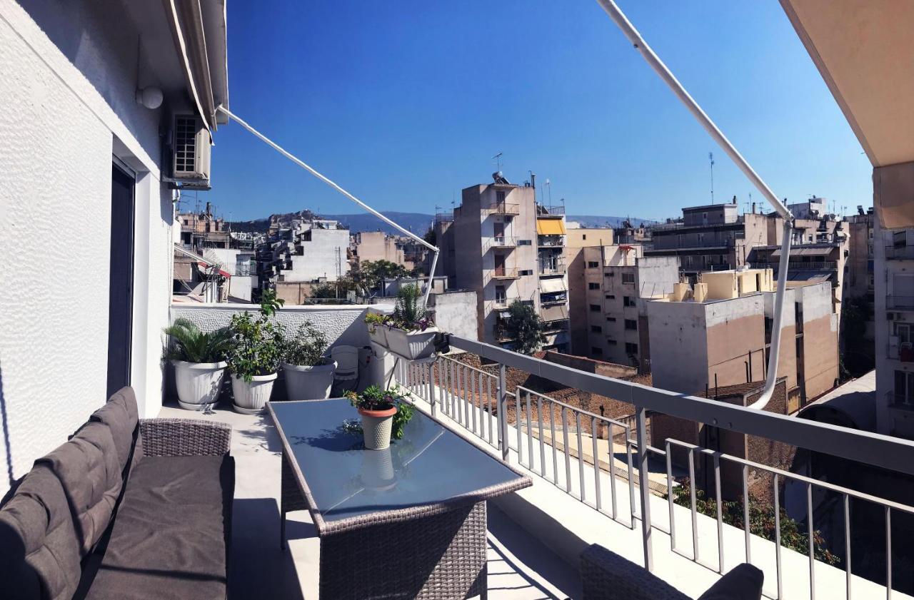 Sunkissed Rooftop Apartments Athén Kültér fotó